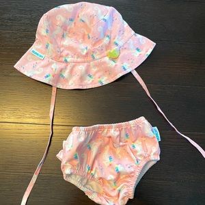 Bumkins Swim Diaper Cover & Hat